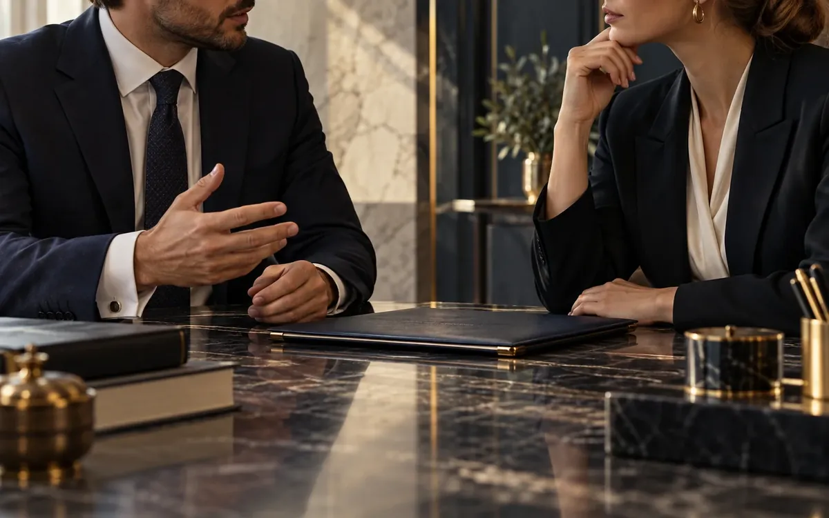 Conversa entre profissionais sobre um documento